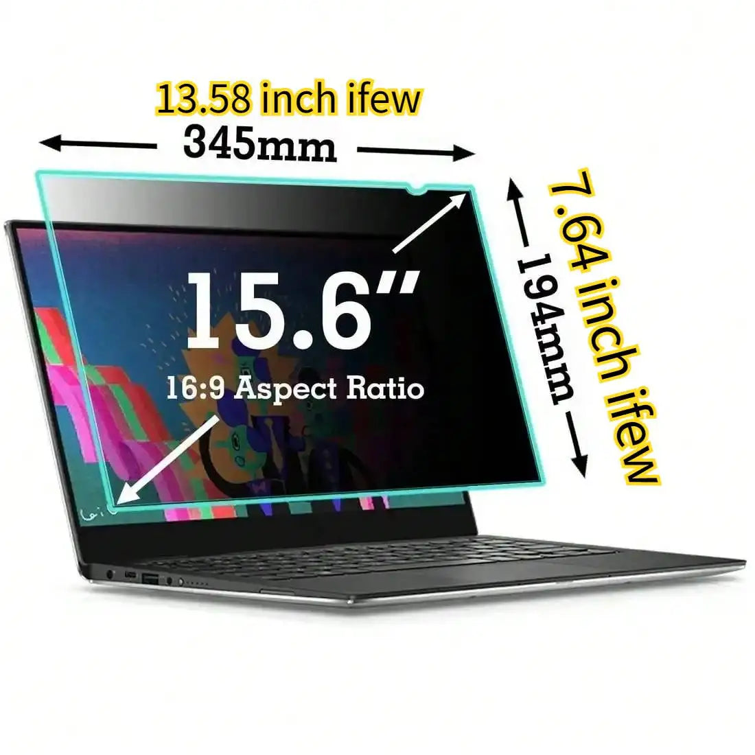 Laptop, PC Monitor Anti-spy Film
