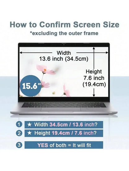 Laptop, PC Monitor Anti-spy Film