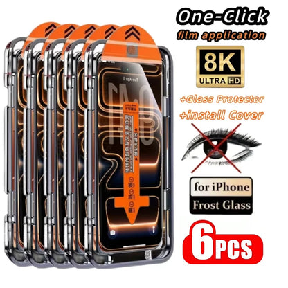 iPhone 3-6PCS Anti Spy Privacy Screen Protectors