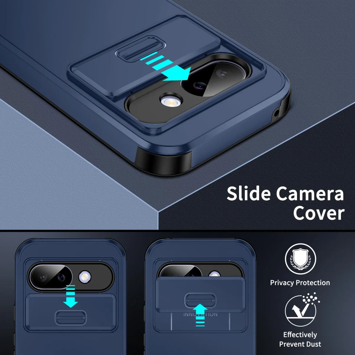 Google Pixel Phone Case with camera cover