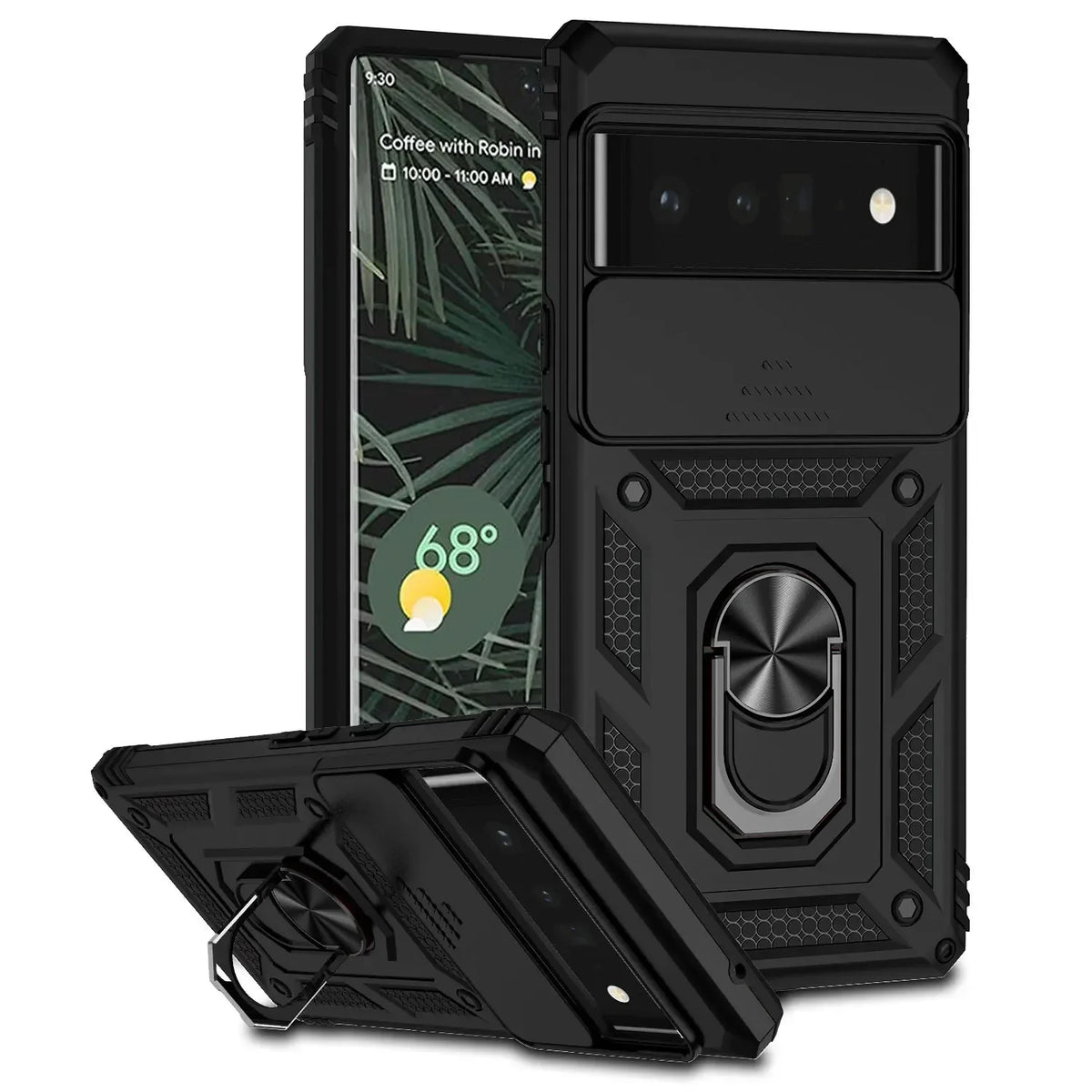 Google Pixel Phone case with camera cover and kickstand