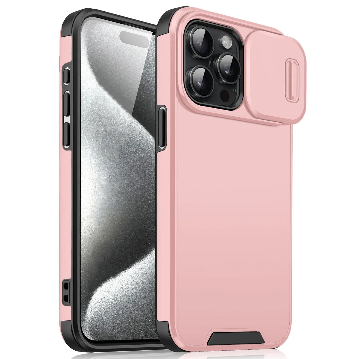 Iphone case with camera cover & sleek design