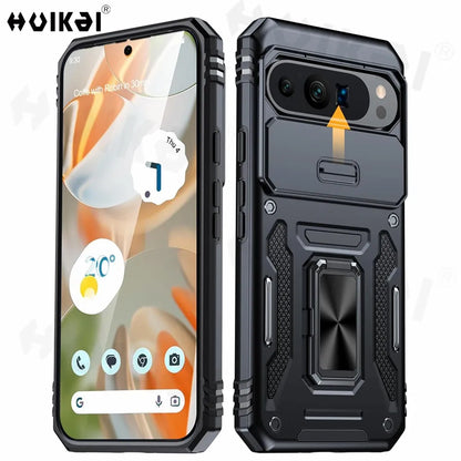 Google Pixel Phone Case with camera cover and Kickstand