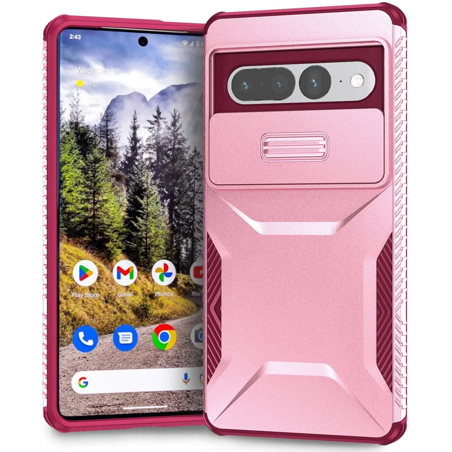 Google Pixel Phone case with Camera cover