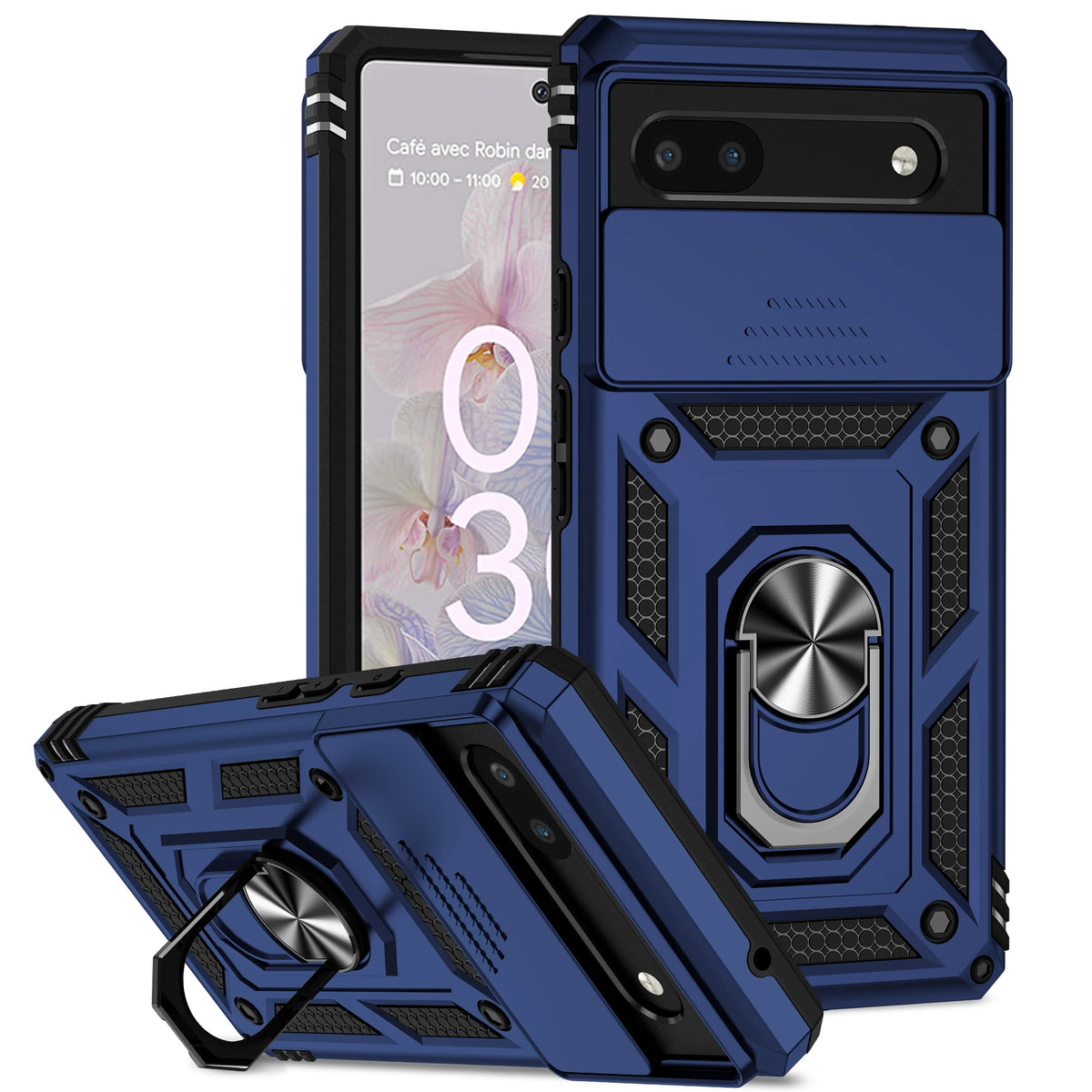 Google Pixel Phone case with camera cover and kickstand