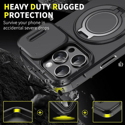 Iphone case with Camera cover & Magnetic Kickstand