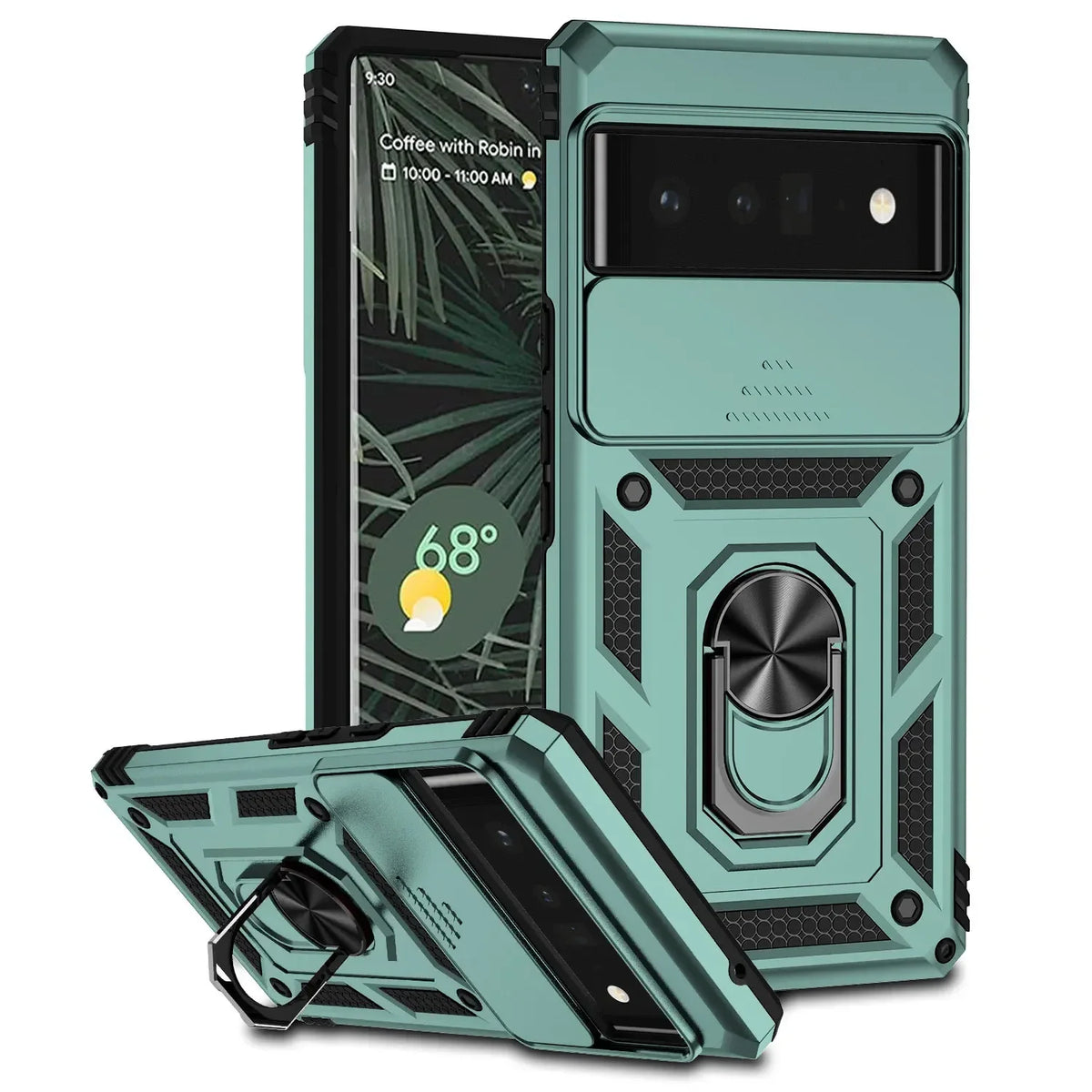 Google Pixel Phone case with camera cover and kickstand