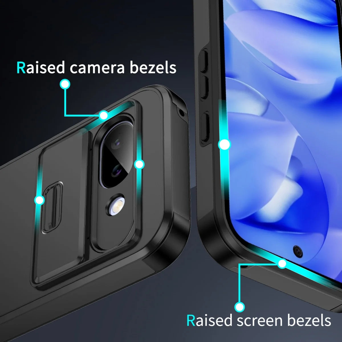 Google Pixel Phone Case with camera cover