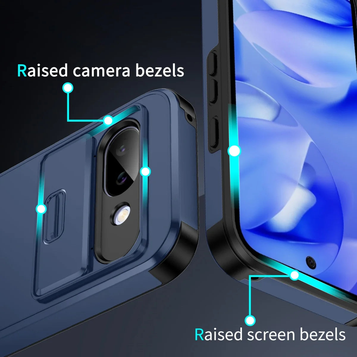 Google Pixel Phone Case with camera cover