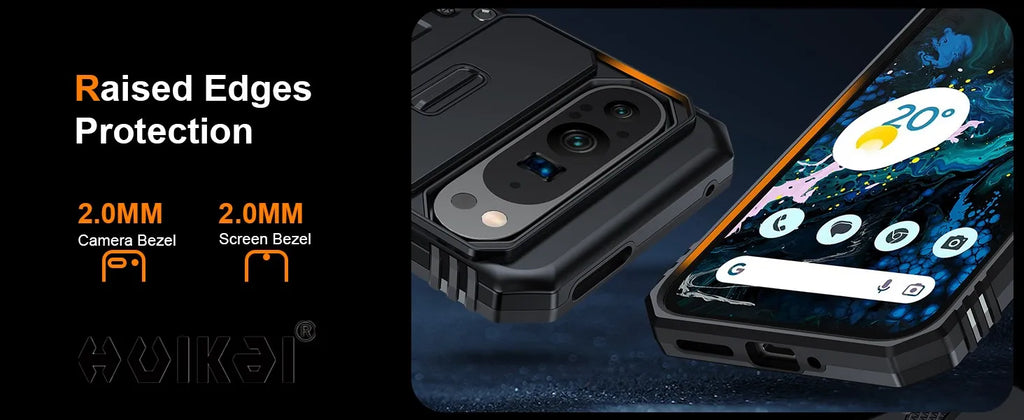 Google Pixel Phone Case with camera cover and Kickstand