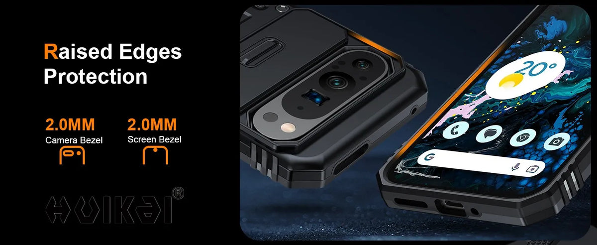 Google Pixel Phone Case with camera cover and Kickstand