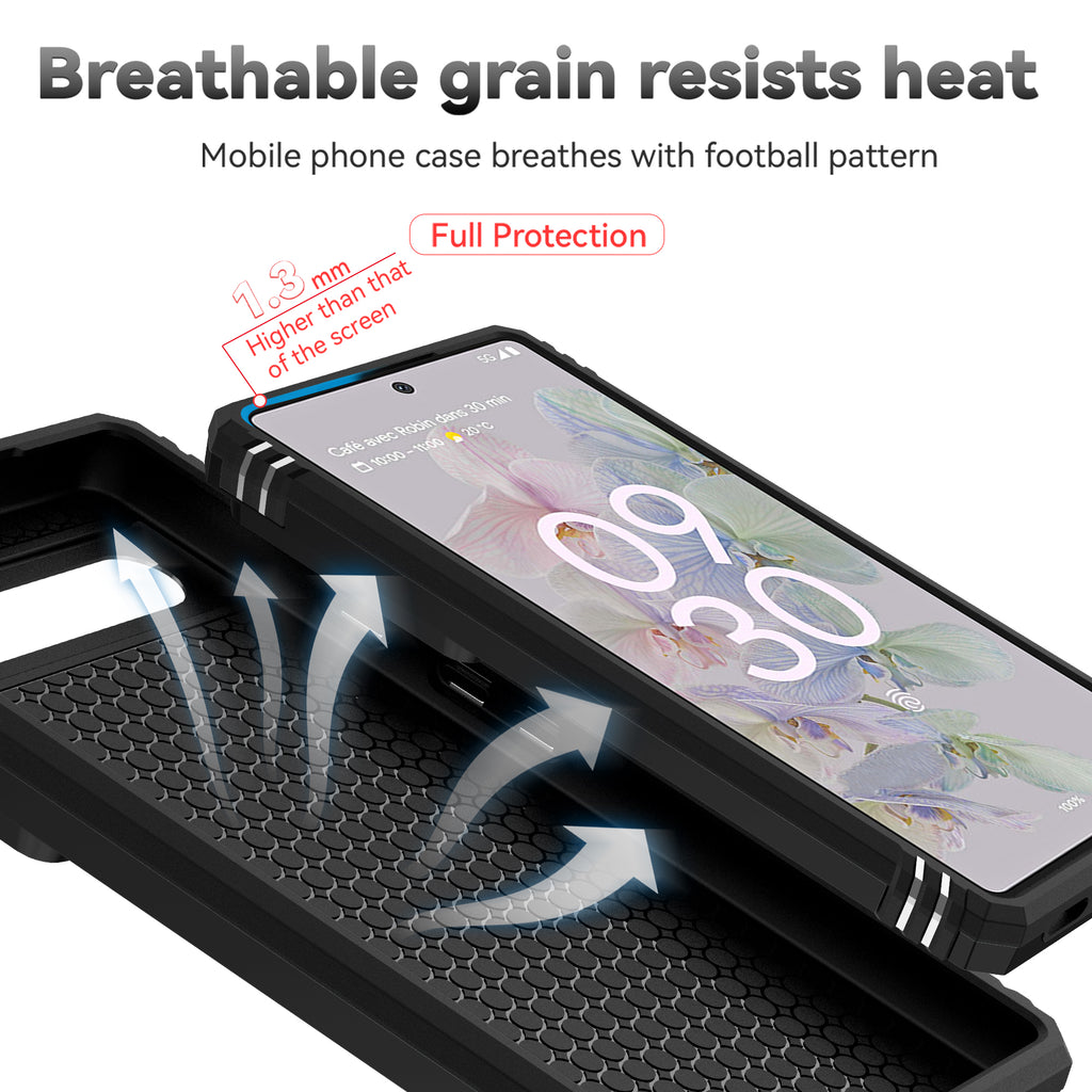 Google Pixel Phone case with camera cover and kickstand