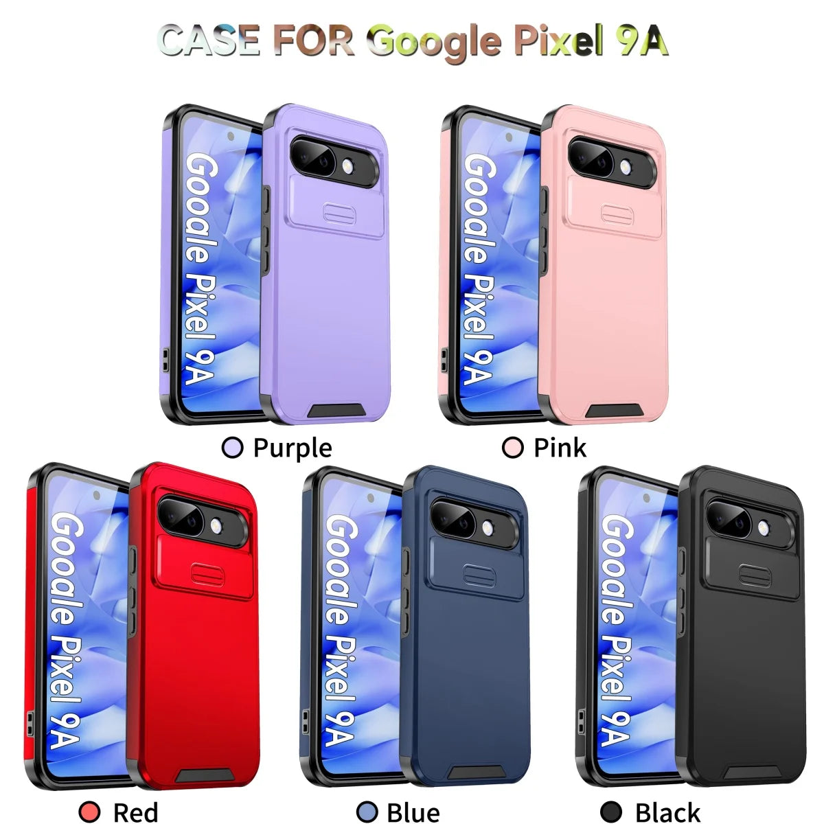 Google Pixel Phone Case with camera cover