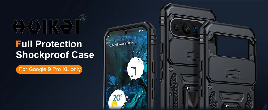 Google Pixel Phone Case with camera cover and Kickstand