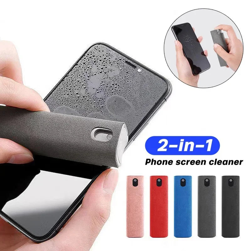 2 in 1 Screen Cleaner Spray Bottle and microfiber