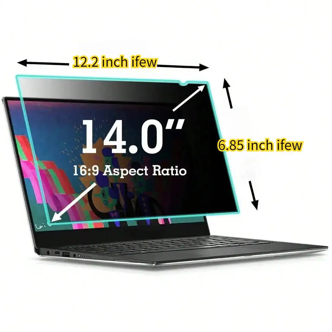 Laptop, PC Monitor Anti-spy Film