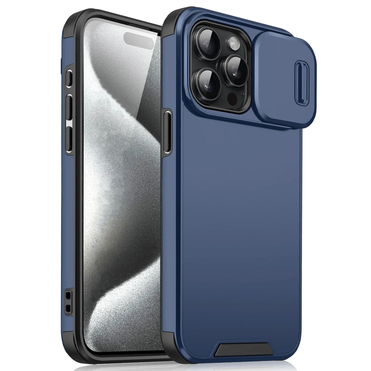 Iphone case with camera cover & sleek design