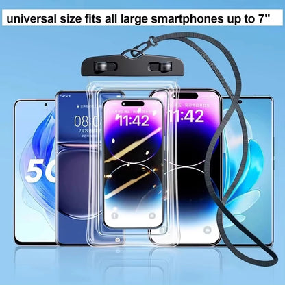 Universal Extra-Large Waterproof Pouch 7.2inches