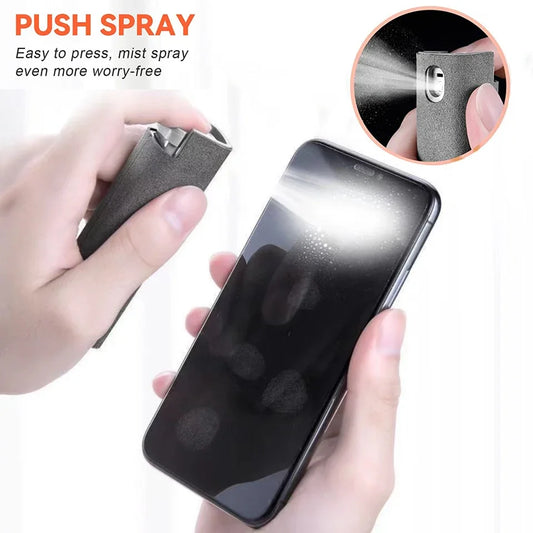 2 in 1 Screen Cleaner Spray Bottle and microfiber