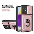 Samsung Phone Case with Camera cover, Card Holder & Kickstand