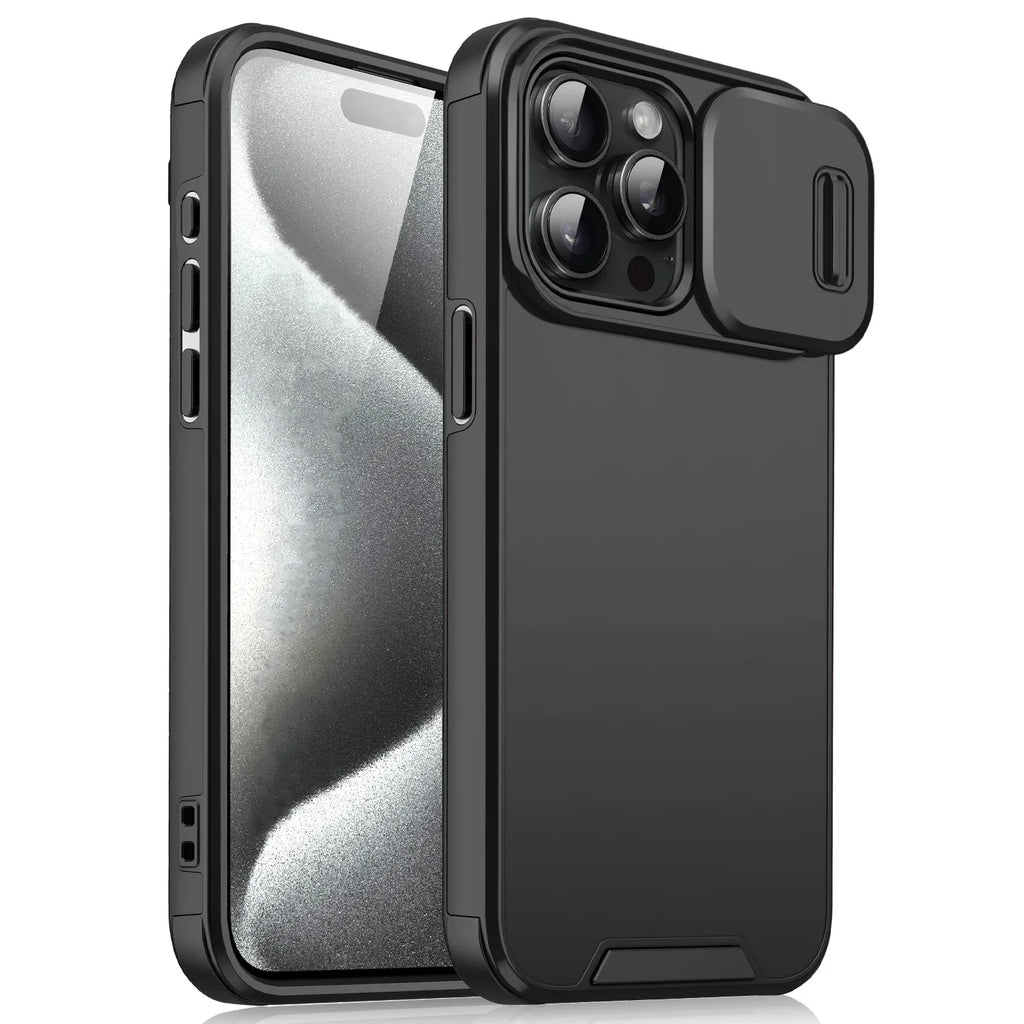 Iphone case with camera cover & sleek design