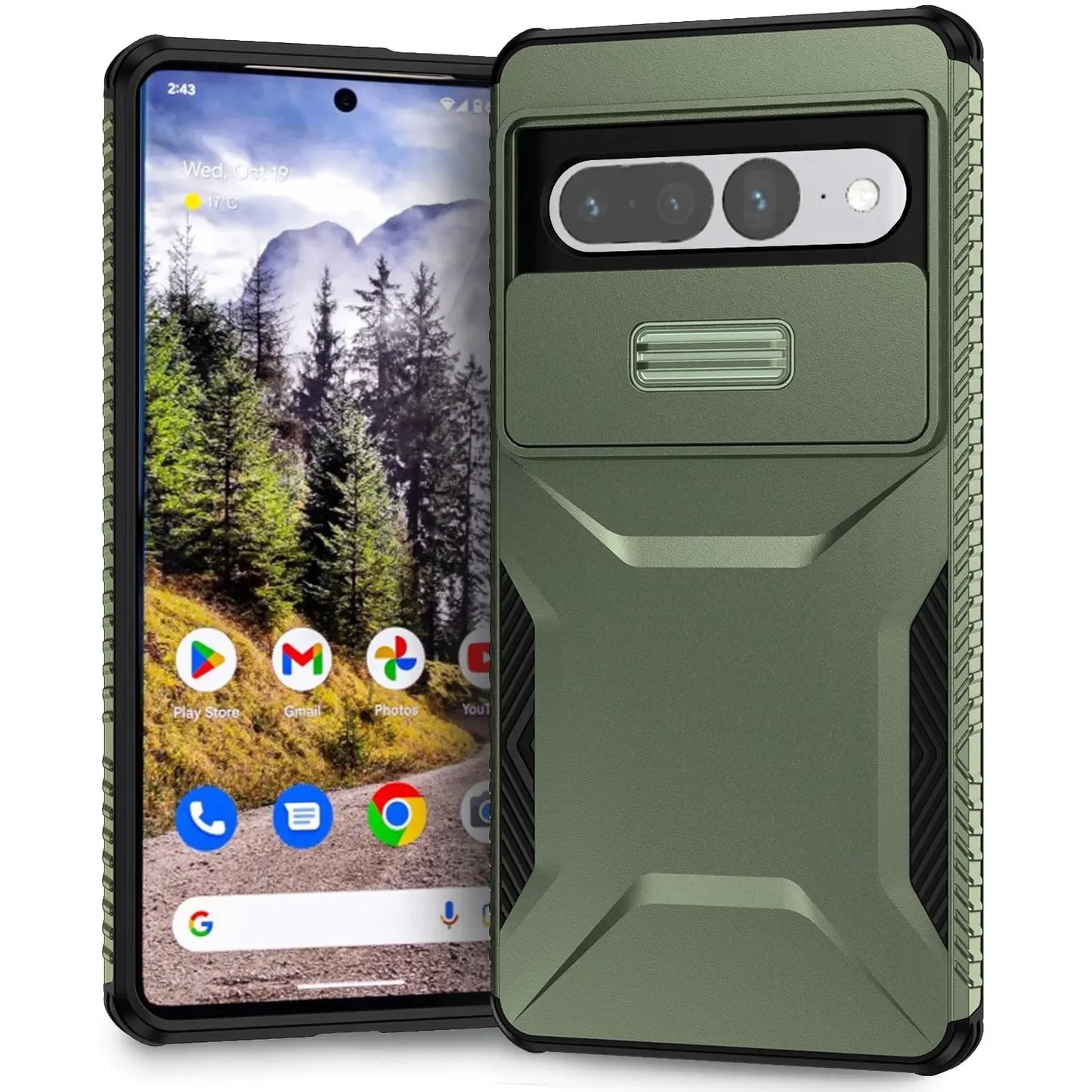 Google Pixel Phone case with Camera cover