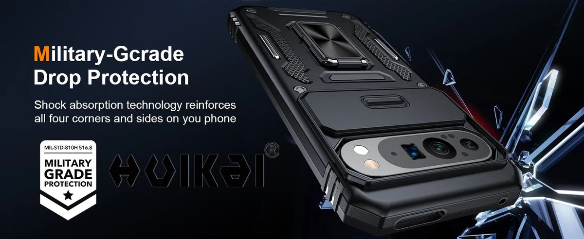 Google Pixel Phone Case with camera cover and Kickstand
