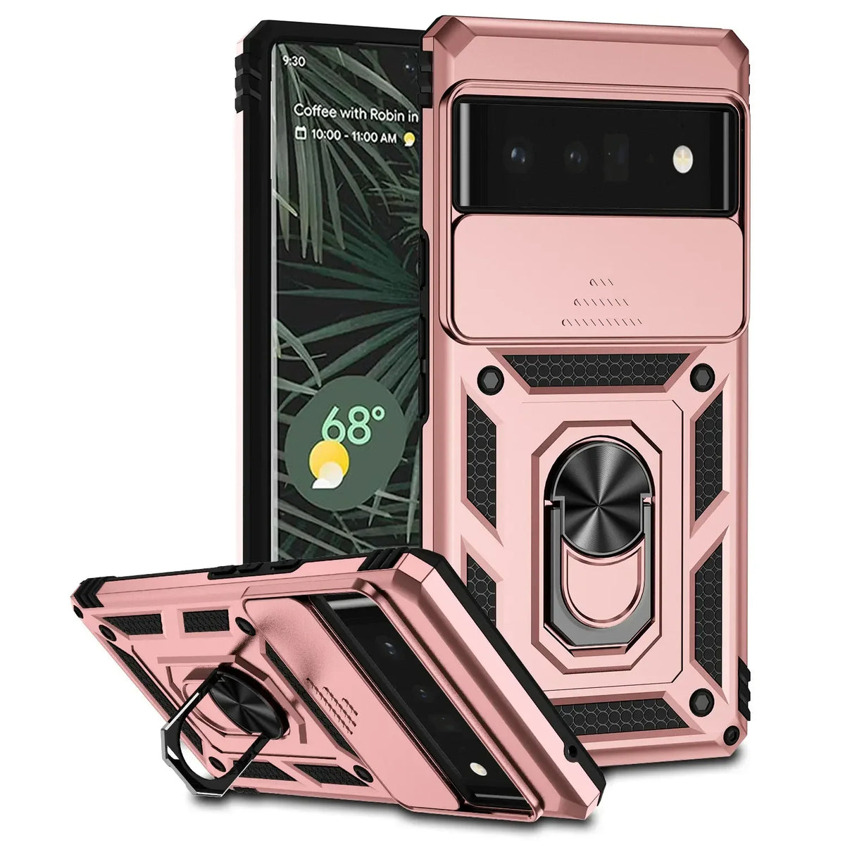 Google Pixel Phone case with camera cover and kickstand