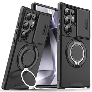 Samsung phone case with camera cover & kickstand