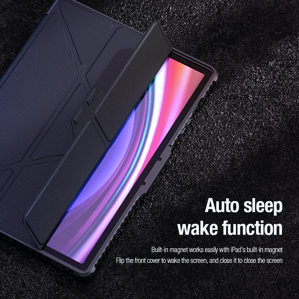 NILLKIN Samsung Galaxy Tab S10/S9 case with slide camera cover