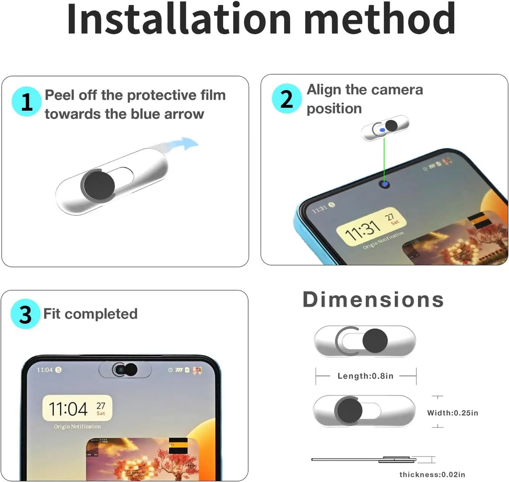 Cellphone Camera Cover (Transparent)
