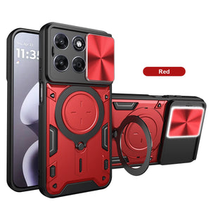 Motorola Slide Camera Lens Ring Kickstand Phone Cover