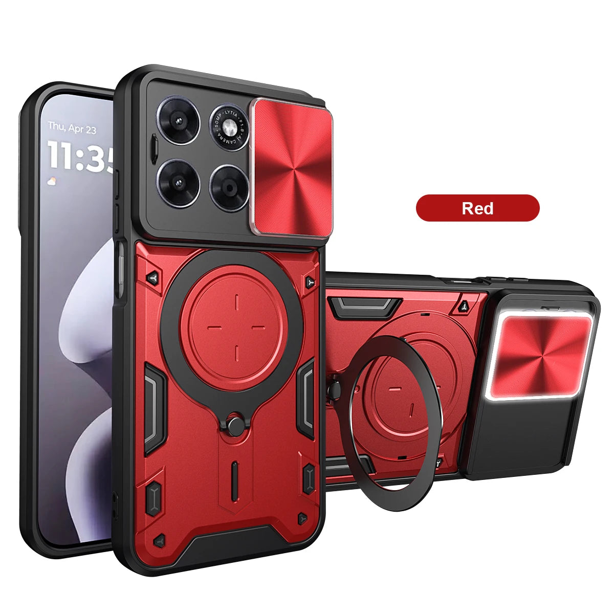Motorola Slide Camera Lens Ring Kickstand Phone Cover