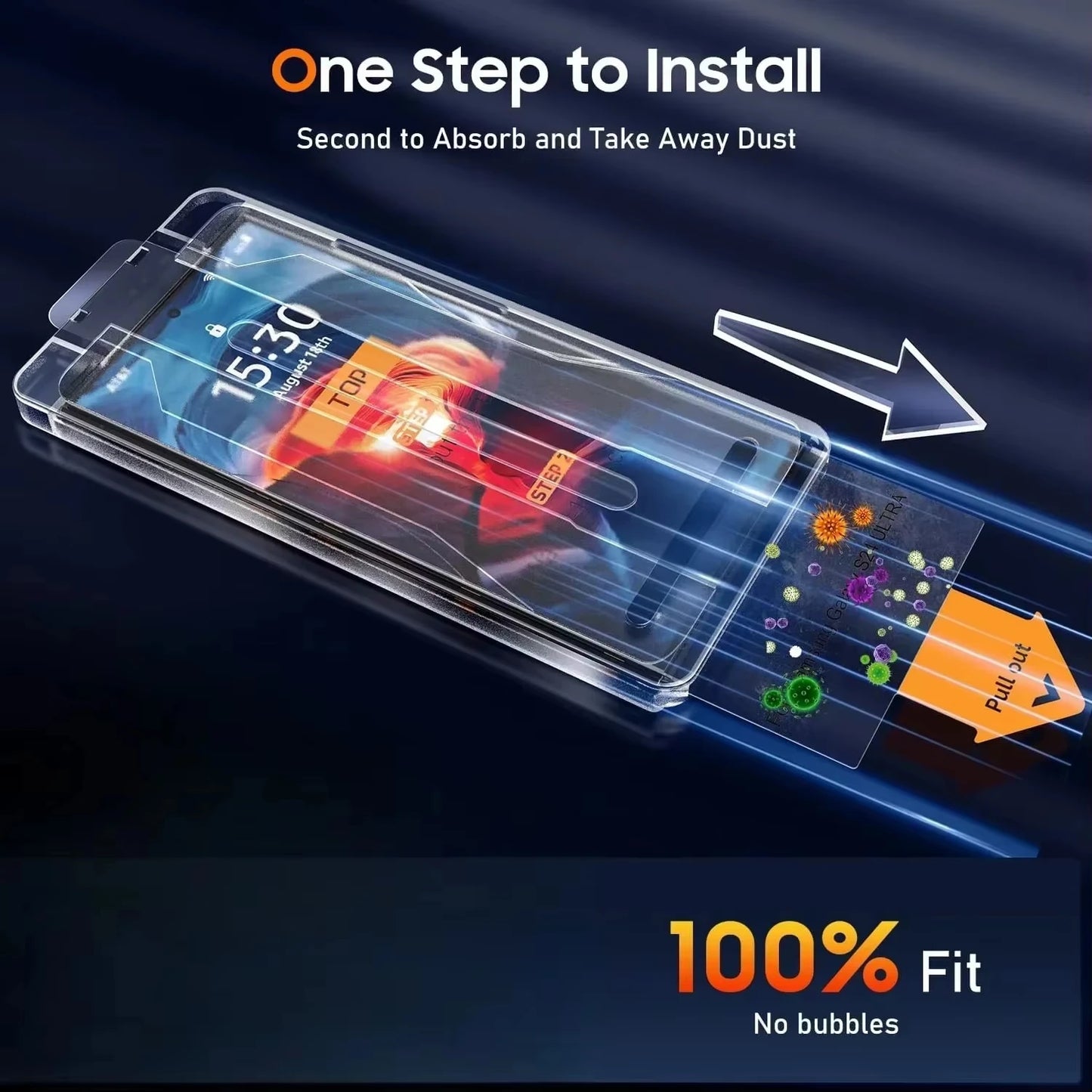 Google Pixel 2-3 Screen Protector one click Installation