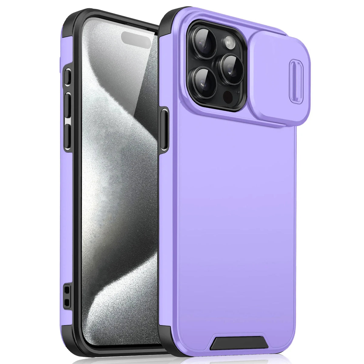 Iphone case with camera cover & sleek design
