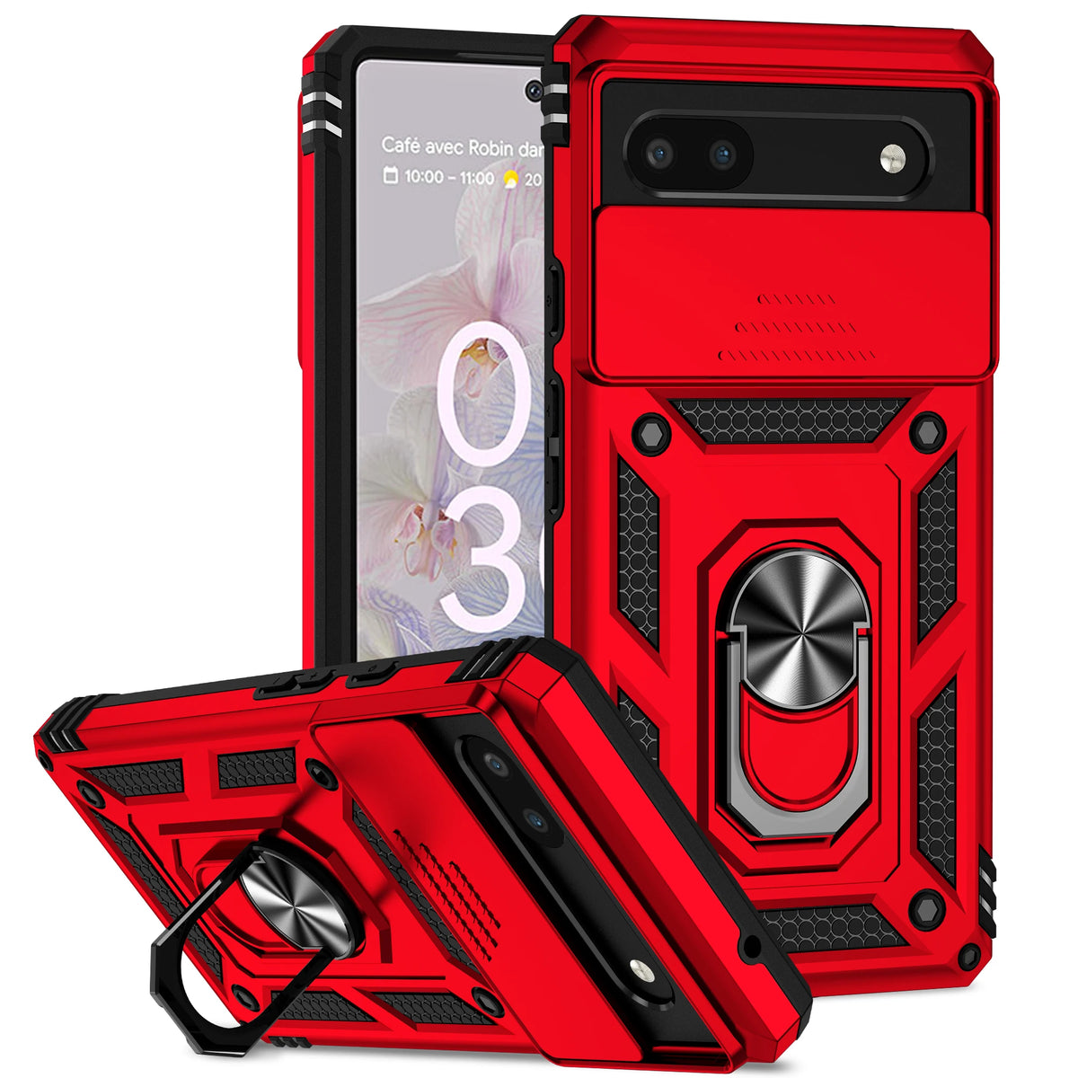 Google Pixel Phone case with camera cover and kickstand
